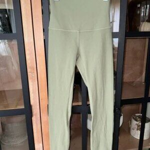 Lululemon Align leggings Pant 25" Rosemary Green sage high waisted SIZE 0